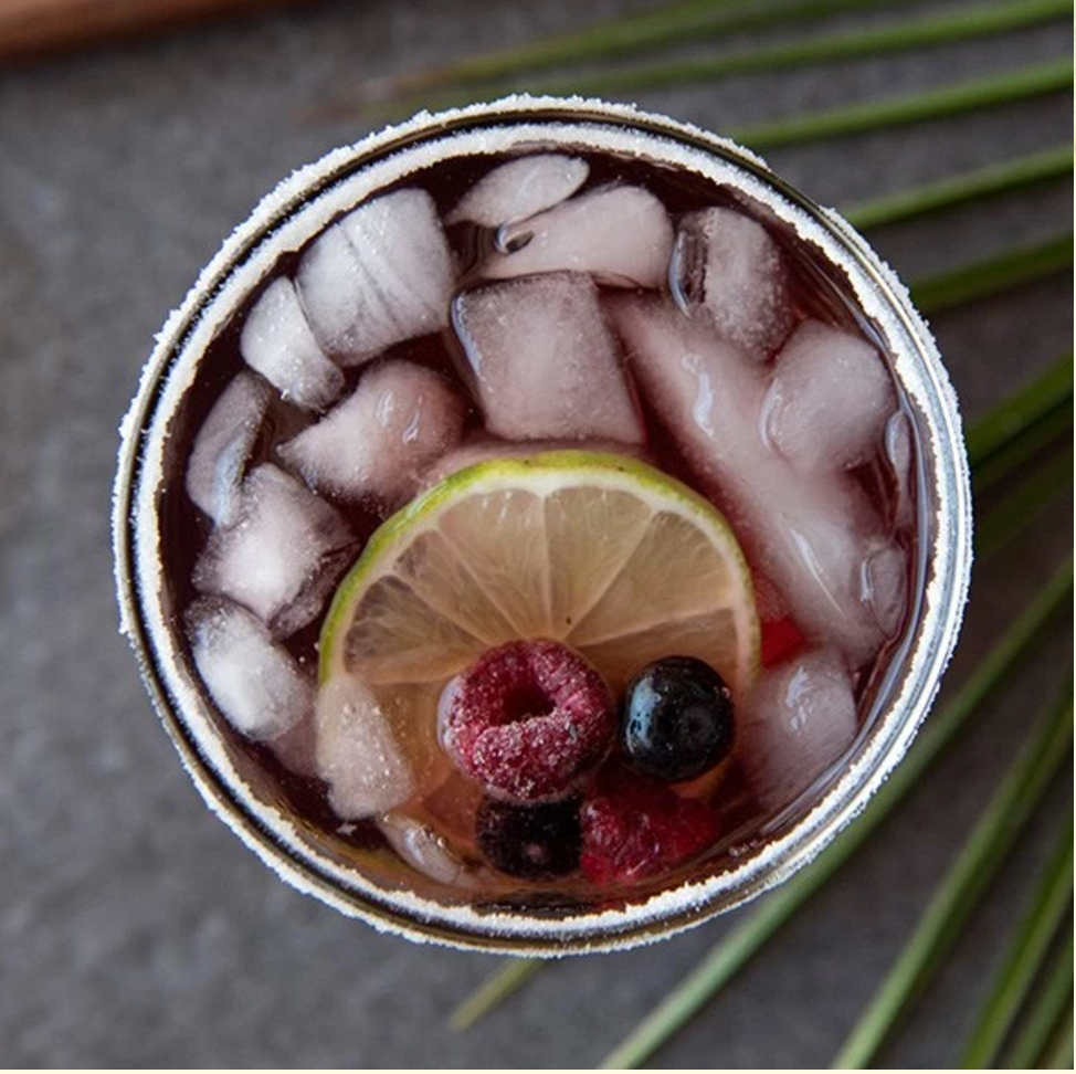 Acai Caipirinha Energy Drink Recipe - Cachacha, Lime &amp; Sugar | Sambazon