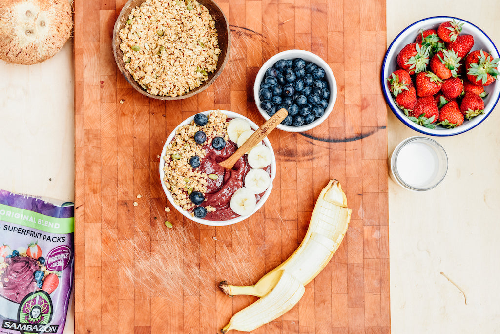 Banana &amp; Berry Açaí Bowl Recipe
