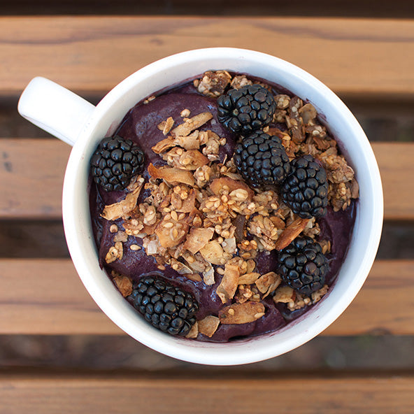 Best Peanut Butter & Jelly Acai Bowl Recipe for Protein | Sambazon