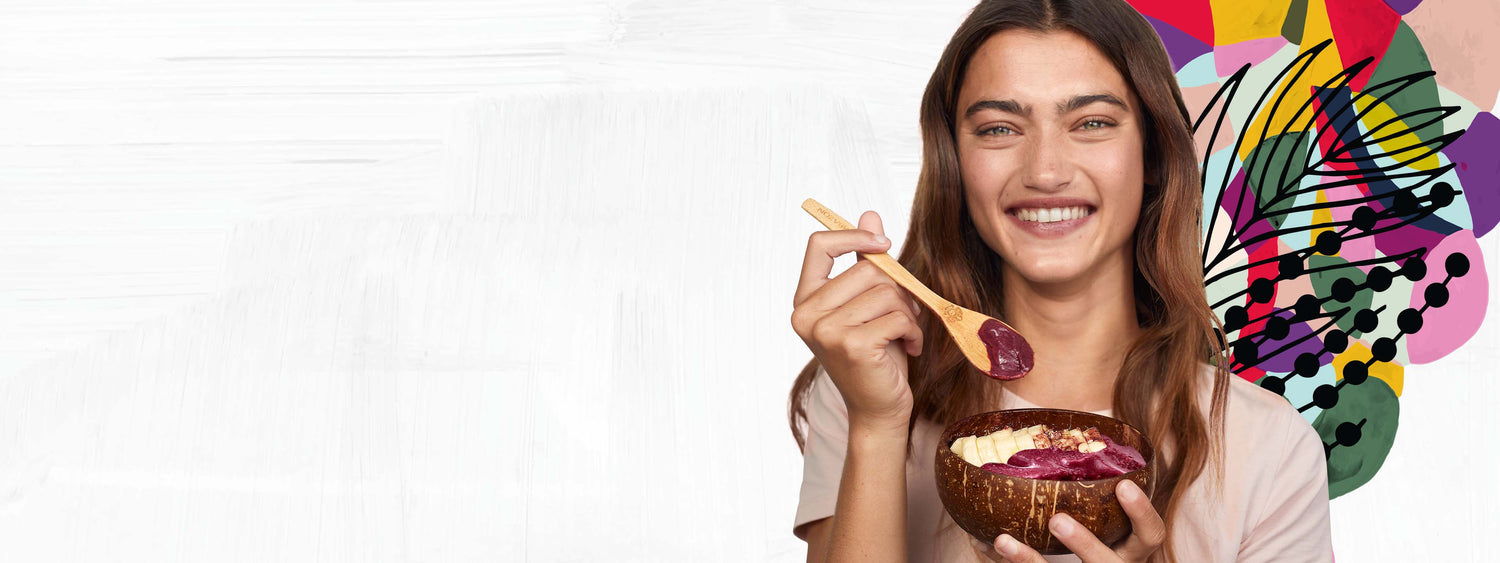 Enjoy the delicious powers of Açaí. Shop organic fair trade Açaí at SAMBAZON.com.