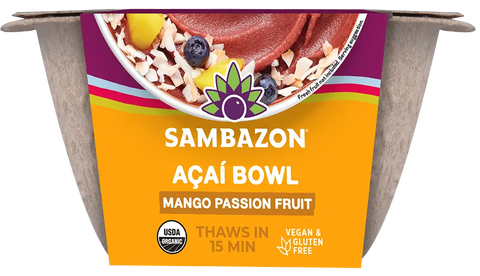 Mango Passion Fruit Frozen Açaí Bowl